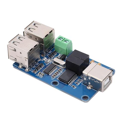 4 Channel USB Isolator Efficient Coupling Protection Board for Data Safety, Plug and Play USB HUB Isolator Module for Electronics Enthusiasts and Hobbyists, Material: PCB in Saudi Arabia