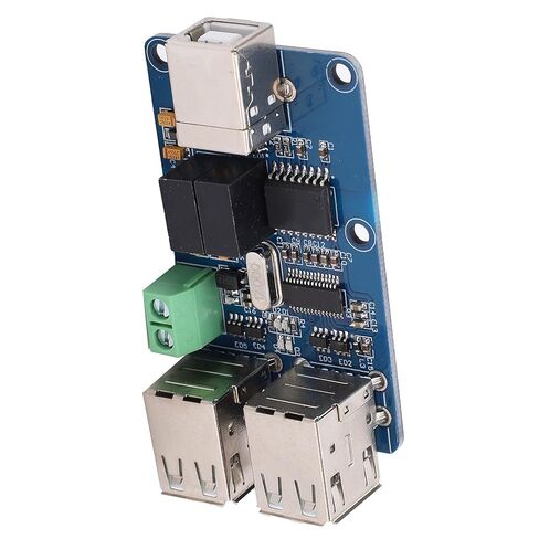 4 Channel USB Isolator Efficient Coupling Protection Board for Data Safety, Plug and Play USB HUB Isolator Module for Electronics Enthusiasts and Hobbyists, Material: PCB in Saudi Arabia