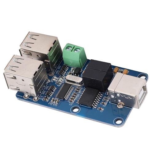 4 Channel USB Isolator Efficient Coupling Protection Board for Data Safety, Plug and Play USB HUB Isolator Module for Electronics Enthusiasts and Hobbyists, Material: PCB in Saudi Arabia