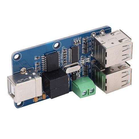 4 Channel USB Isolator Efficient Coupling Protection Board for Data Safety, Plug and Play USB HUB Isolator Module for Electronics Enthusiasts and Hobbyists, Material: PCB in Saudi Arabia