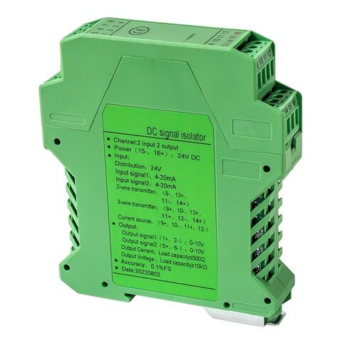 4-20mA to 0-10V DC Signal Isolator 0-10mA 0-20mA to 0-10V 0-5V 1-5V 1 in 1 Out 1 in 2 Out(2 in 4 Out,Input 1-5V_Output 1-5V_DC24V) in Saudi Arabia