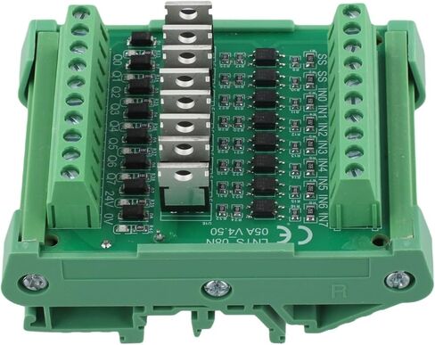 وحدة إخراج إدخال PLC ذات 8 قنوات مع مخرج NPN DC 5A لكل قناة 12/24VDC عزل Optocoupler لأنظمة الأتمتة الصناعية للتحكم المنطقي القابل للبرمجة in Kuwait
