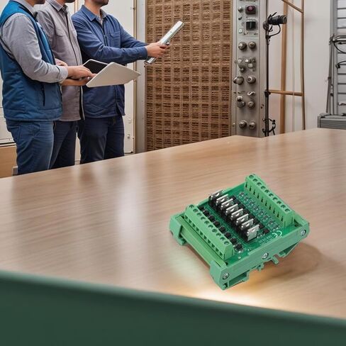 وحدة إخراج إدخال PLC ذات 8 قنوات مع مخرج NPN DC 5A لكل قناة 12/24VDC عزل Optocoupler لأنظمة الأتمتة الصناعية للتحكم المنطقي القابل للبرمجة in Kuwait