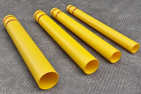 غطاء حاجز الأمان، حاجز حاجز عالي الوضوح مع شريط عاكس، بأقطار متعددة (4 بوصات/5 بوصات/6 بوصات/7 بوصات) الارتفاعات (46 بوصة/52 بوصة) الألوان (أصفر/أحمر/أزرق/رمادي) (قطر 6 بوصة، أصفر، 46 بوصة ارتفاع) in Kuwait