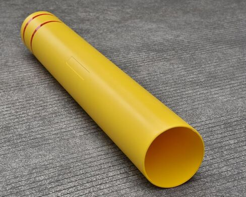 غطاء حاجز الأمان، حاجز حاجز عالي الوضوح مع شريط عاكس، بأقطار متعددة (4 بوصات/5 بوصات/6 بوصات/7 بوصات) الارتفاعات (46 بوصة/52 بوصة) الألوان (أصفر/أحمر/أزرق/رمادي) (قطر 6 بوصة، أصفر، 46 بوصة ارتفاع) in Kuwait