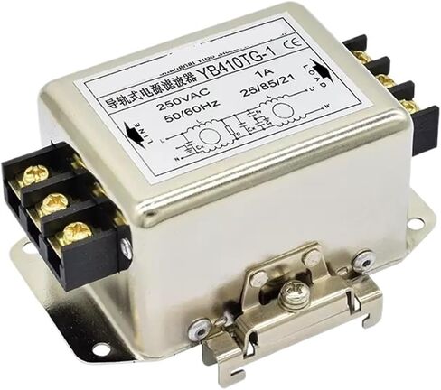YB410TG-1A-50A Rail Terminal Power Filter 220V Anti-Interference AC Inverter servo(YB410TG-50A) in Saudi Arabia