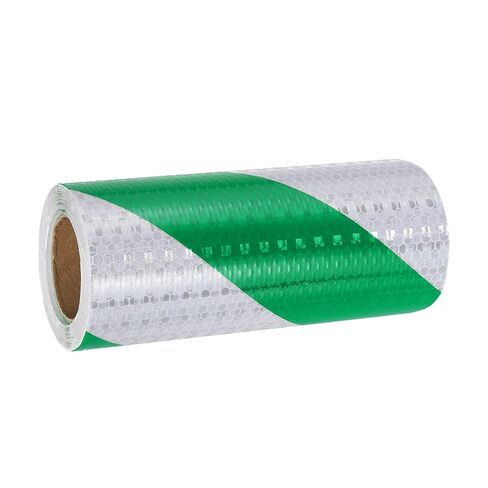 MECCANIXITY Reflective Tape, 8 Inch x 49 ft Warning Safety Sticker Night Reflectors Self-Adhesive Trailer Reflector Twill Tape for Cars Trucks Trailer, Red White in Saudi Arabia