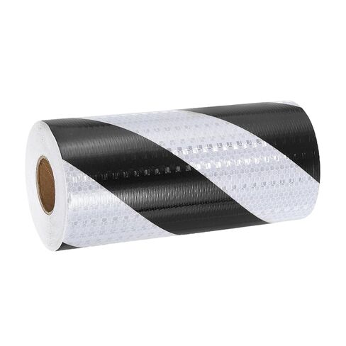 MECCANIXITY Reflective Tape, 8 Inch x 49 ft Warning Safety Sticker Night Reflectors Self-Adhesive Trailer Reflector Twill Tape for Cars Trucks Trailer, Red White in Saudi Arabia