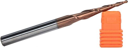 Zkenyao-Router Bit CNC نقش راوتر بت قواطع تفريز معدنية من الخشب المستدق، HRC 62 مطاحن نهاية مدببة كروية من الكربيد الصلب، استخدام آمن موثوق (الأبعاد: R0.75 20.5 50 D4 HSi) in Kuwait