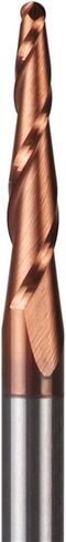 Zkenyao-Router Bit كربيد التنجستن الصلب بوصة 3.175 مم لقم توجيه مطحنة نهاية مدببة كروية الأنف، قاطع طحن معدني باستخدام الحاسب الآلي، 5 قطع، استخدام آمن موثوق (طول حافة القطع: 5 قطع R0.25 D3.1 HRC55) in Kuwait