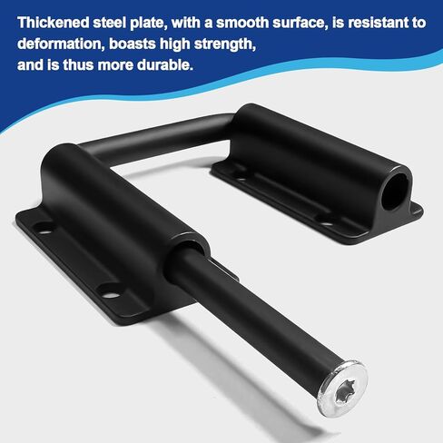 Patio Sliding Door Loop,2.36in 90/180 Degree Sliding Glass Door Latch，Security for Screen Door,Rv Sliding Door Latch,Barn Door Lock Latch,Security to Enhance Home Safety (Black 1 pcs) in Saudi Arabia
