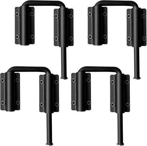 Patio Sliding Door Loop,2.36in 90/180 Degree Sliding Glass Door Latch，Security for Screen Door,Rv Sliding Door Latch,Barn Door Lock Latch,Security to Enhance Home Safety (Black 1 pcs) in Saudi Arabia