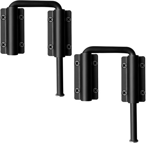 Patio Sliding Door Loop,2.36in 90/180 Degree Sliding Glass Door Latch，Security for Screen Door,Rv Sliding Door Latch,Barn Door Lock Latch,Security to Enhance Home Safety (Black 1 pcs) in Saudi Arabia