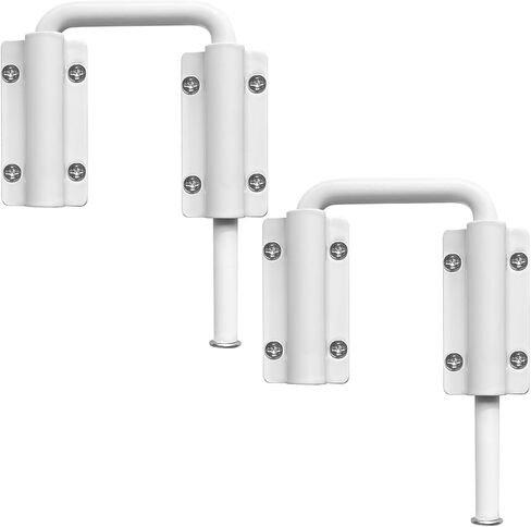 Patio Sliding Door Loop,2.36in 90/180 Degree Sliding Glass Door Latch，Security for Screen Door,Rv Sliding Door Latch,Barn Door Lock Latch,Security to Enhance Home Safety (Black 1 pcs) in Saudi Arabia