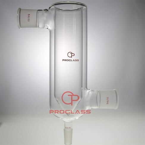 Left Female Right Female 45/50,24/40 100MM Cold Trap Body Length 300mm in Saudi Arabia