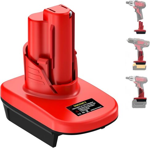 for Makita to Milwaukee Battery Adapter, Also for Makita to Dewalt Battery Adapter (for M18 and for Dewalt Lithium Batteries Work for Makitas 18V Tool) in Saudi Arabia