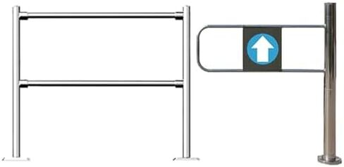 باب المرور في اتجاه واحد، بوابة التأرجح التلقائية، بوابة أمان التأرجح الأوتوماتيكية، باب في اتجاه واحد محمل بنابض للمداخل التجارية في محلات السوبر ماركت والمتاجر والأماكن العامة، (60 × 100 سم) in Kuwait