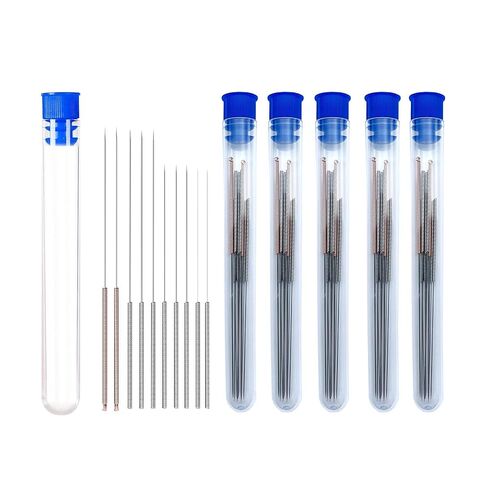3D Printer Nozzle Cleaning Kit - 60PCS Nozzle Cleaner Needles with 0.2/0.3/0.4/0.5mm Diameter, Hardened Steel Nozzle Unclog Tool for Creality Ender 3/Ender 3 V2/Ender 5, K1, CR-10, MK8, V6 in Saudi Arabia