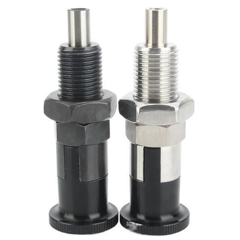 Stainless Steel Carbon Plunger QX211 Index Bolt Spring Elastic Pull Pin Indexing 1Pcs(QX211-BK,M12L) in Kuwait