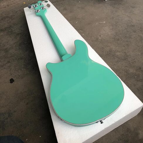 4-String Semi-Hollow Electric Bass Guitar with F-Hole -20 Fret Alder Wood Construction in Saudi Arabia