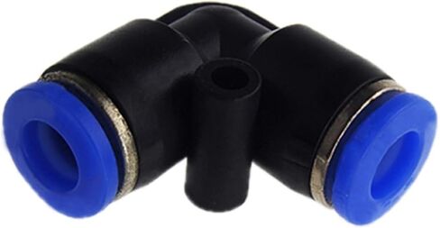 10Pcs PV8 Pneumatic 8mm to 8mm Right Angle Quick Fittings Connector Adapter in Saudi Arabia