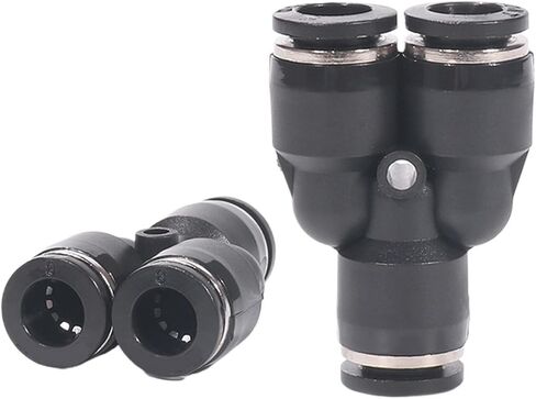 Black PY PW Three-Way Variable Diameter Pneumatic Quick Connector Hose Trachea Connector Air Compressor Accessories 4 8 10 12mm(PW12-10) in Saudi Arabia