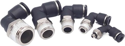 Thread pneumatic quick coupling inch size 1/8" 1/4" 3/8" 1/2 hose trachea quick coupling PL external thread NPT3/8 1/2(PL 1-4-N02) in Saudi Arabia