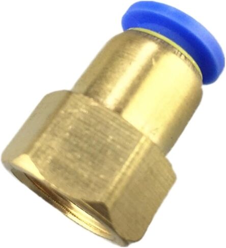 10PCS Pneumatic connector Internal thread straight pipe fitting 1/8" 1/4" quick push in joint 6mm 8mm PCF6-02 PCF8-01(PCF8-02) in Saudi Arabia