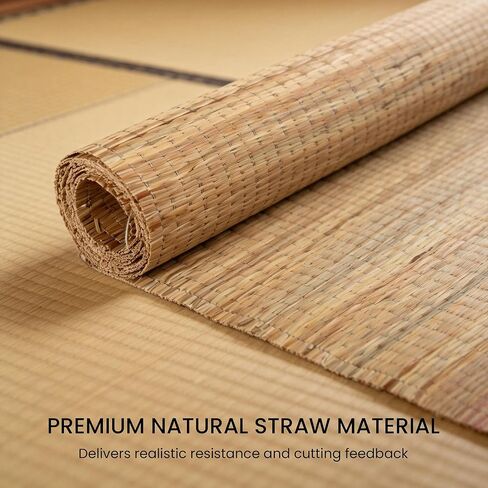 حصير التاتامي لقطع السيف، أهداف قطع تاتامي تاميشيجيري لممارسة كاتانا، بساط قطع اختبار سيف الساموراي الياباني مقاس 71 × 34 بوصة، هدف التدريب على الفنون القتالية لممارسة كينجوتسو in Kuwait