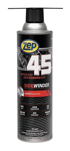 Zep 45 Sidewinder Super Penetrant - 14 أونصة (علبة بها 12) - B41801 - رذاذ زيتي مخترق، رائع للأجزاء المجمدة والمتآكلة، ويذيب الشحوم، ويصدأ in Saudi Arabia