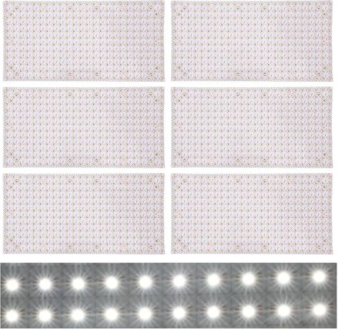 20 قطعة من ألواح الإضاءة الخلفية LED الناعمة من بانابوي، 24 وات 6000 كلفن لوحة بإضاءة خلفية LED رفيعة بيضاء باردة، ورقة لوحة إضاءة خلفية مرنة قابلة للقطع، لكونترتوب شفاف، رخام، 18.9 × 9.65 بوصة in Saudi Arabia