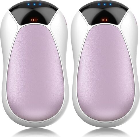 JIJ Rechargeable Hand Warmers 2 Pack - 8000mAh Electric Hand Warmers in Saudi Arabia