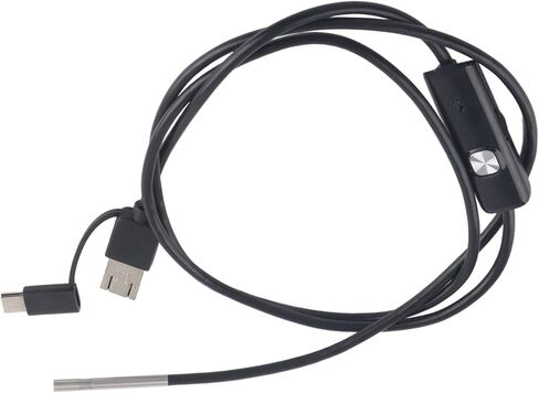 Generic 3 في 1 منظار صناعي مع كاميرا 1280 × 720، طول التركيز 4-10 سم، IP67 لـ (سلك ناعم 1 متر) in Kuwait