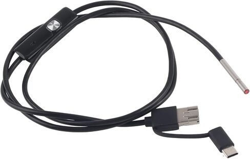 Generic 3 في 1 منظار صناعي مع كاميرا 1280 × 720، طول التركيز 4-10 سم، IP67 لـ (سلك ناعم 1 متر) in Kuwait