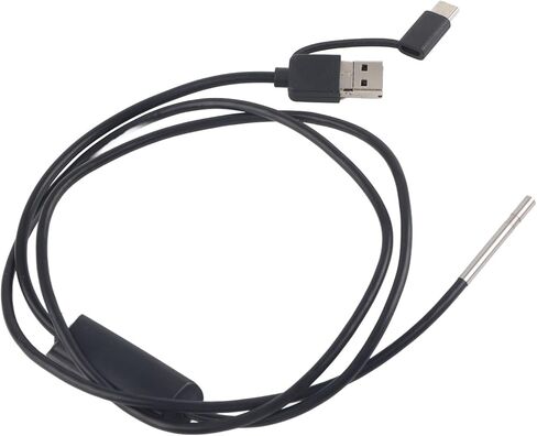 Generic 3 في 1 منظار صناعي مع كاميرا 1280 × 720، طول التركيز 4-10 سم، IP67 لـ (سلك ناعم 1 متر) in Kuwait