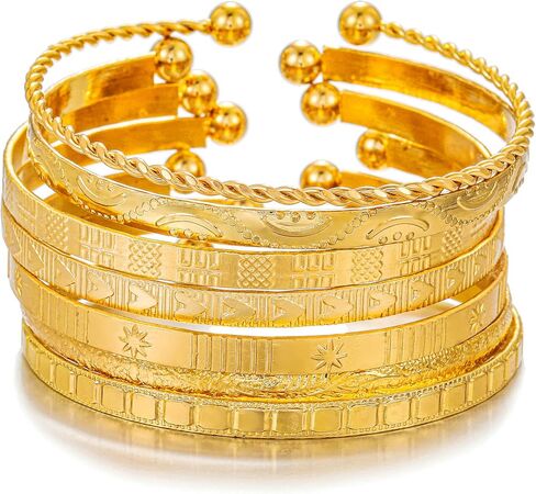 مطابقة سوار القلب مجموعة للنساء | 14K Gold Plated Love Love Friends Bracelets 2-Pack | مطابقة الأساور للزوجين له وللأخاف in Kuwait