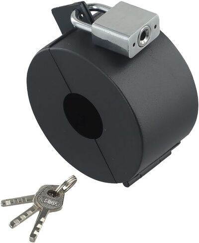 Enhanced Security Door Handle Lock Device Suitable for Most Standard Round Handles (B) Show B in Saudi Arabia