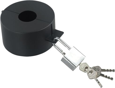 Enhanced Security Door Handle Lock Device Suitable for Most Standard Round Handles (B) Show B in Saudi Arabia