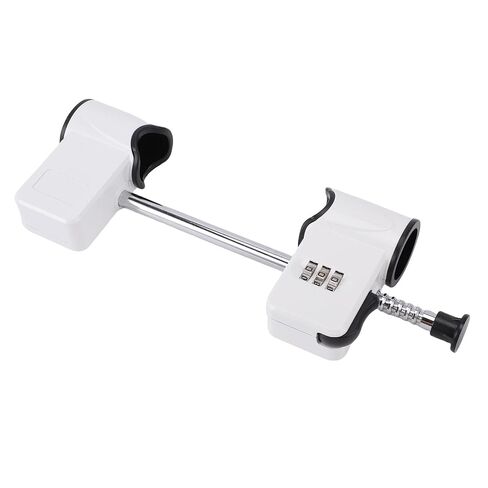 Double Door Code Lock 3 Digit Password Retractable Rod Alloy Steel French Door Lockout Device for Home in Saudi Arabia