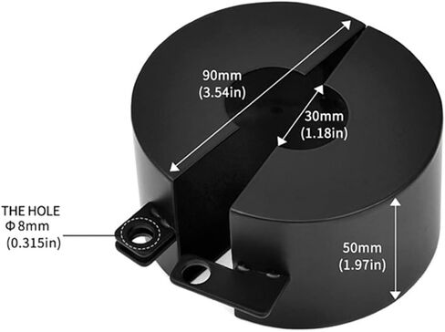 Enhanced Security Door Handle Lock Device Suitable for Most Standard Round Handles (B) Show A in Saudi Arabia