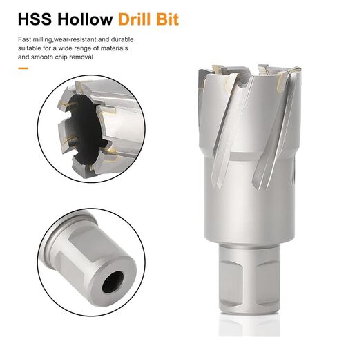 6PCS Diameter 16MM-26MMX35MM Annular Cutter with 3/4" Carbide Alloy Core Drill, Metal Hole Saw in Saudi Arabia
