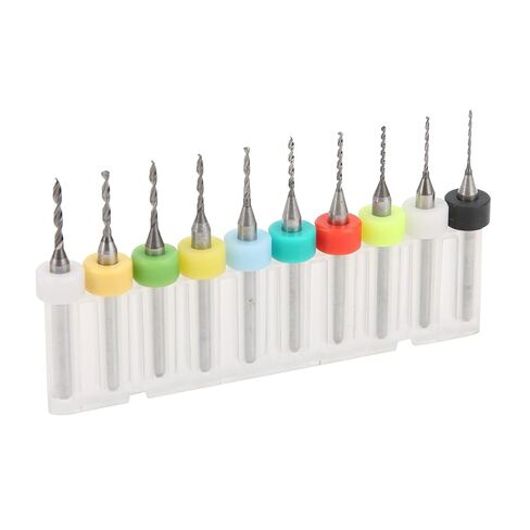 Fafeicy Mini Drill Set High Hardness Tungsten Steel Circuit Board Repair Tool for Engraving PCB Micro Drill Bit 0.6 to 1.5mm in Saudi Arabia
