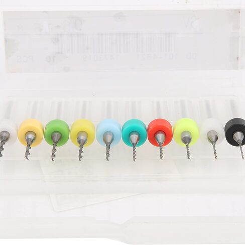 Fafeicy Mini Drill Set High Hardness Tungsten Steel Circuit Board Repair Tool for Engraving PCB Micro Drill Bit 0.6 to 1.5mm in Saudi Arabia