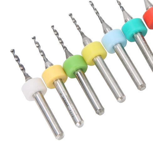 Fafeicy Mini Drill Set High Hardness Tungsten Steel Circuit Board Repair Tool for Engraving PCB Micro Drill Bit 0.6 to 1.5mm in Saudi Arabia