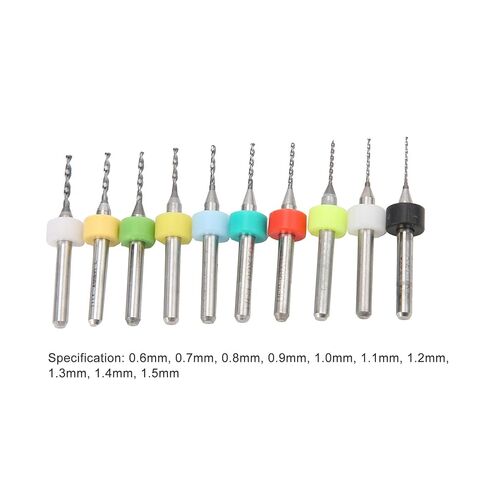 Fafeicy Mini Drill Set High Hardness Tungsten Steel Circuit Board Repair Tool for Engraving PCB Micro Drill Bit 0.6 to 1.5mm in Saudi Arabia