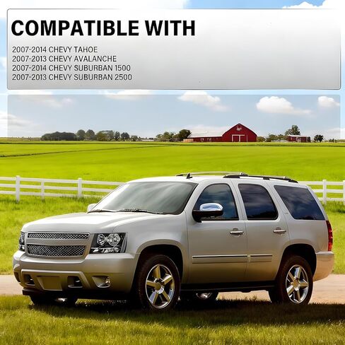 2pcs مجموعة المصابيح الأمامية مع المصابيح لـ Chevy 2007-2014 Tahoe Suburban 1500 2500/2007-2013 Chevy Avalanche 1500 LT LS LTZ استبدال الأسود العاكس العنبر الأسود in Kuwait