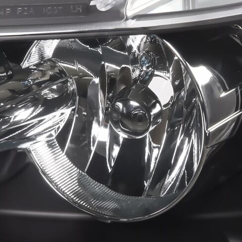 2pcs مجموعة المصابيح الأمامية مع المصابيح لـ Chevy 2007-2014 Tahoe Suburban 1500 2500/2007-2013 Chevy Avalanche 1500 LT LS LTZ استبدال الأسود العاكس العنبر الأسود in Kuwait