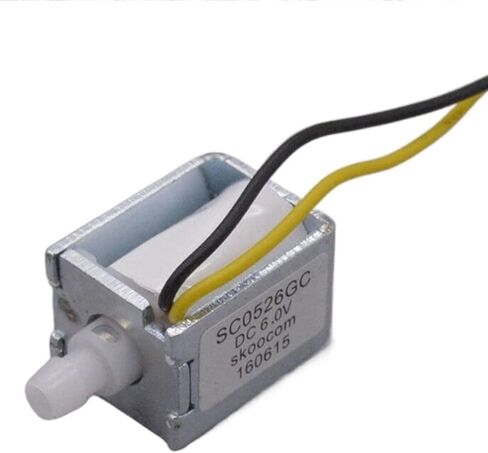 SKOOCOM SC0526GC Micro Electric DC Solenoid Valve DC 6V Mini Air Gas Flow Control Valve N/C Normally Close Small Exhaust Valve in Saudi Arabia