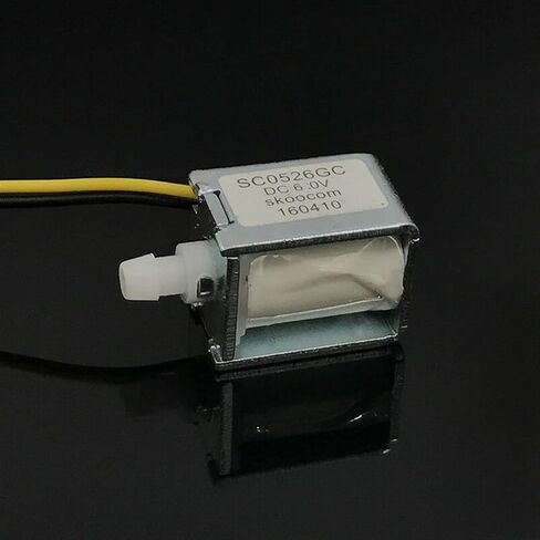 SKOOCOM SC0526GC Micro Electric DC Solenoid Valve DC 6V Mini Air Gas Flow Control Valve N/C Normally Close Small Exhaust Valve in Saudi Arabia