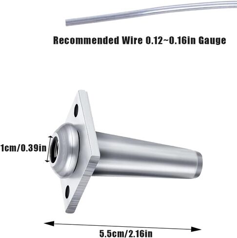 Trellis Anchors, 10Pcs Aluminum Trellis Tighteners One Way Anchor Vises Grape Trelli Coated Wire Tightening Vice for 8-11 Gauge to Build Trellising Vineyards Fence Tensioning Arbor with Screws in Kuwait